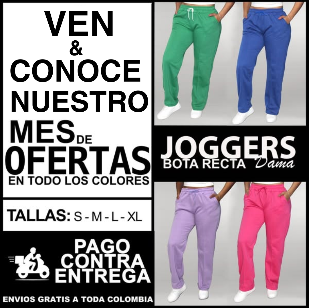 Joggers Bota Ancha 👖 Pantalón Deportivo con Estilo y Comodidad